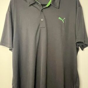 Green and black Puma polo shirt XL Men